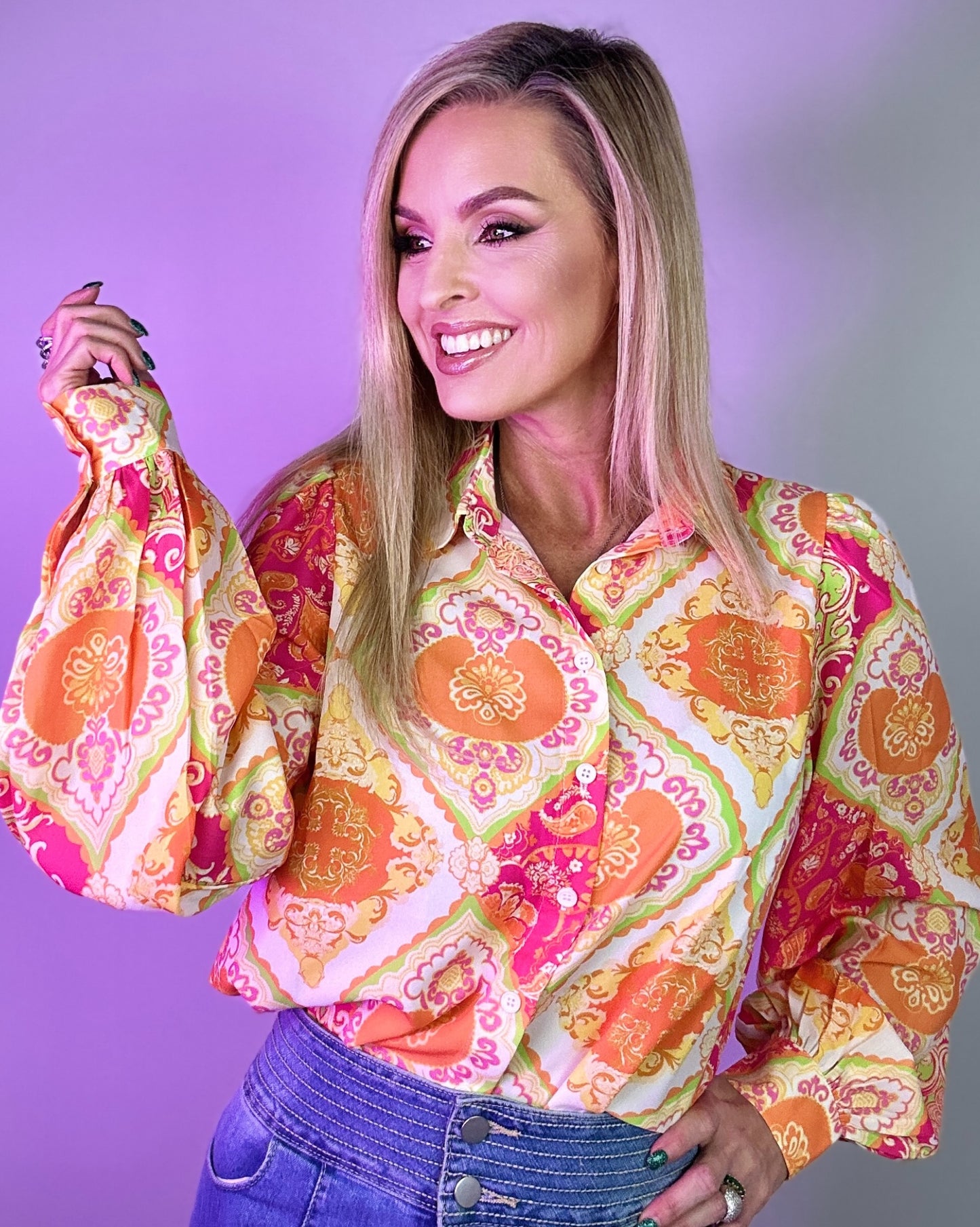 Liv Button Down