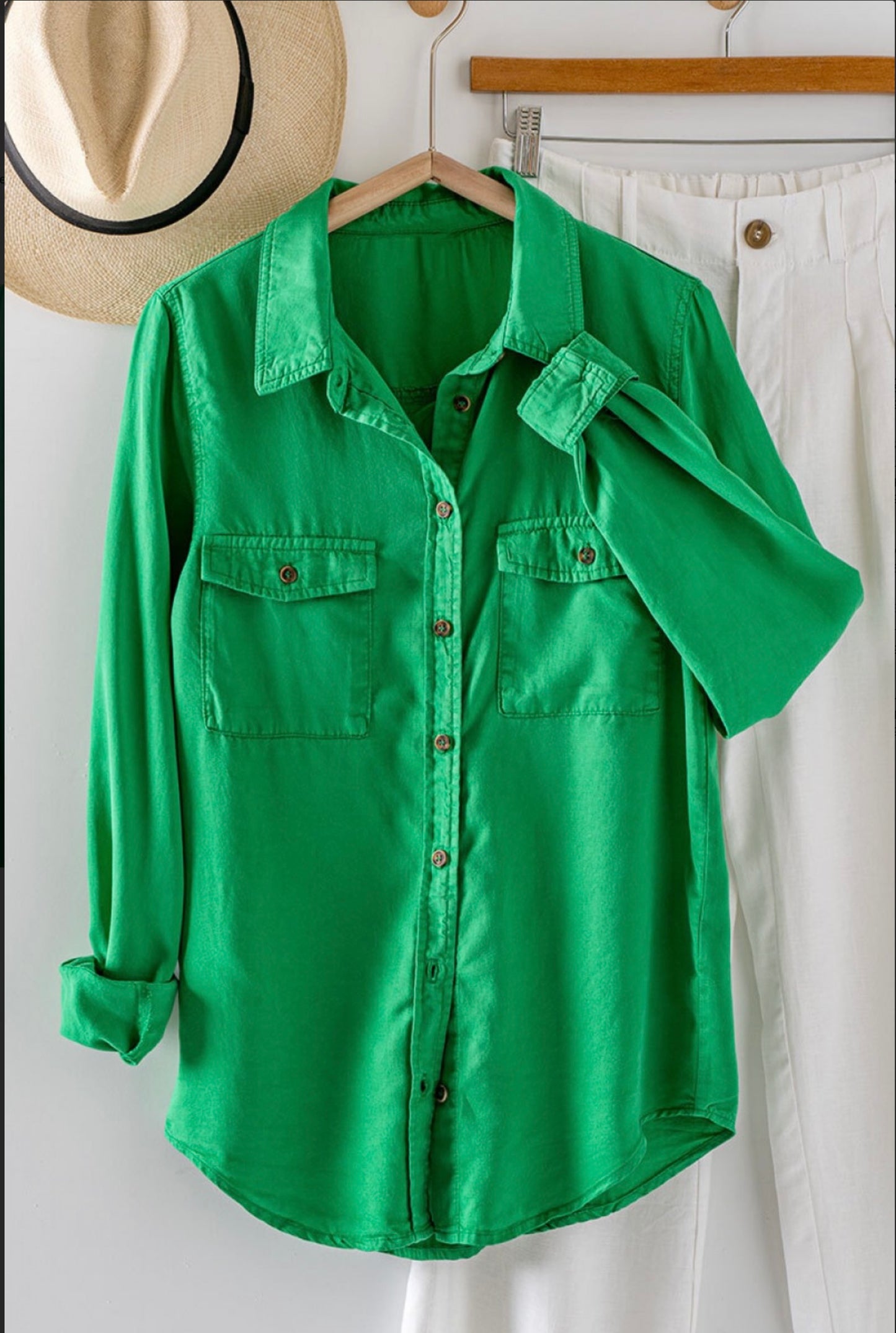 Chambray Button Down Shirt