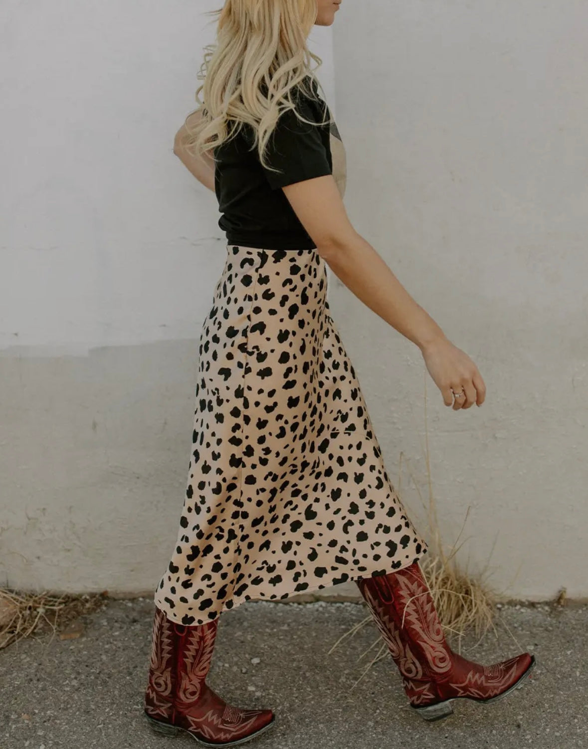 Leopard Print Skirt