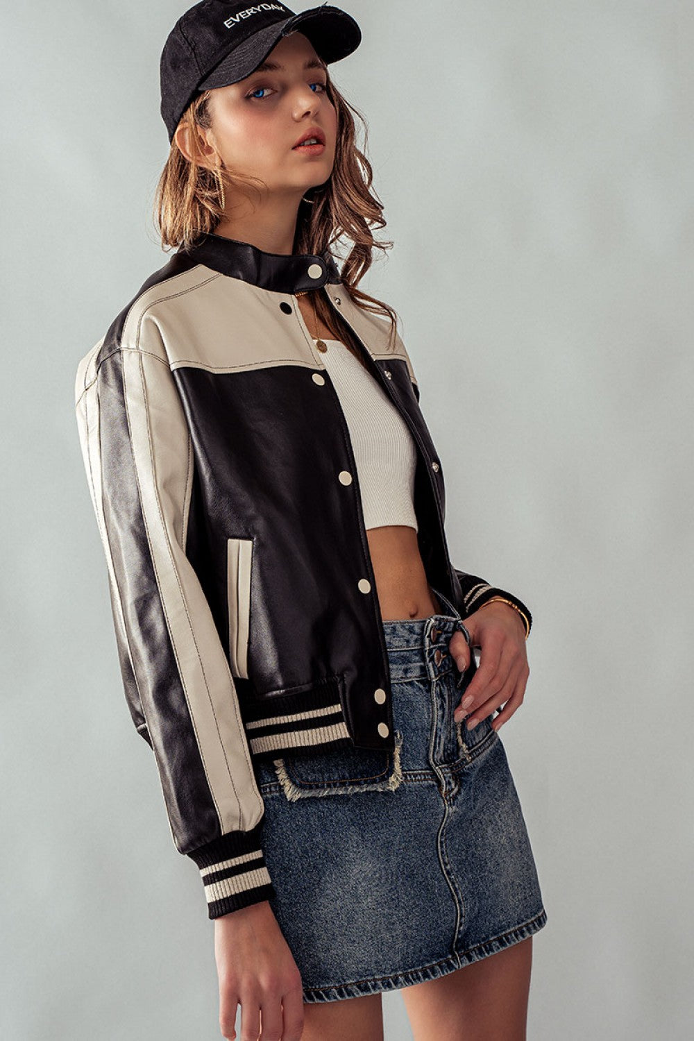Color Block Bomber