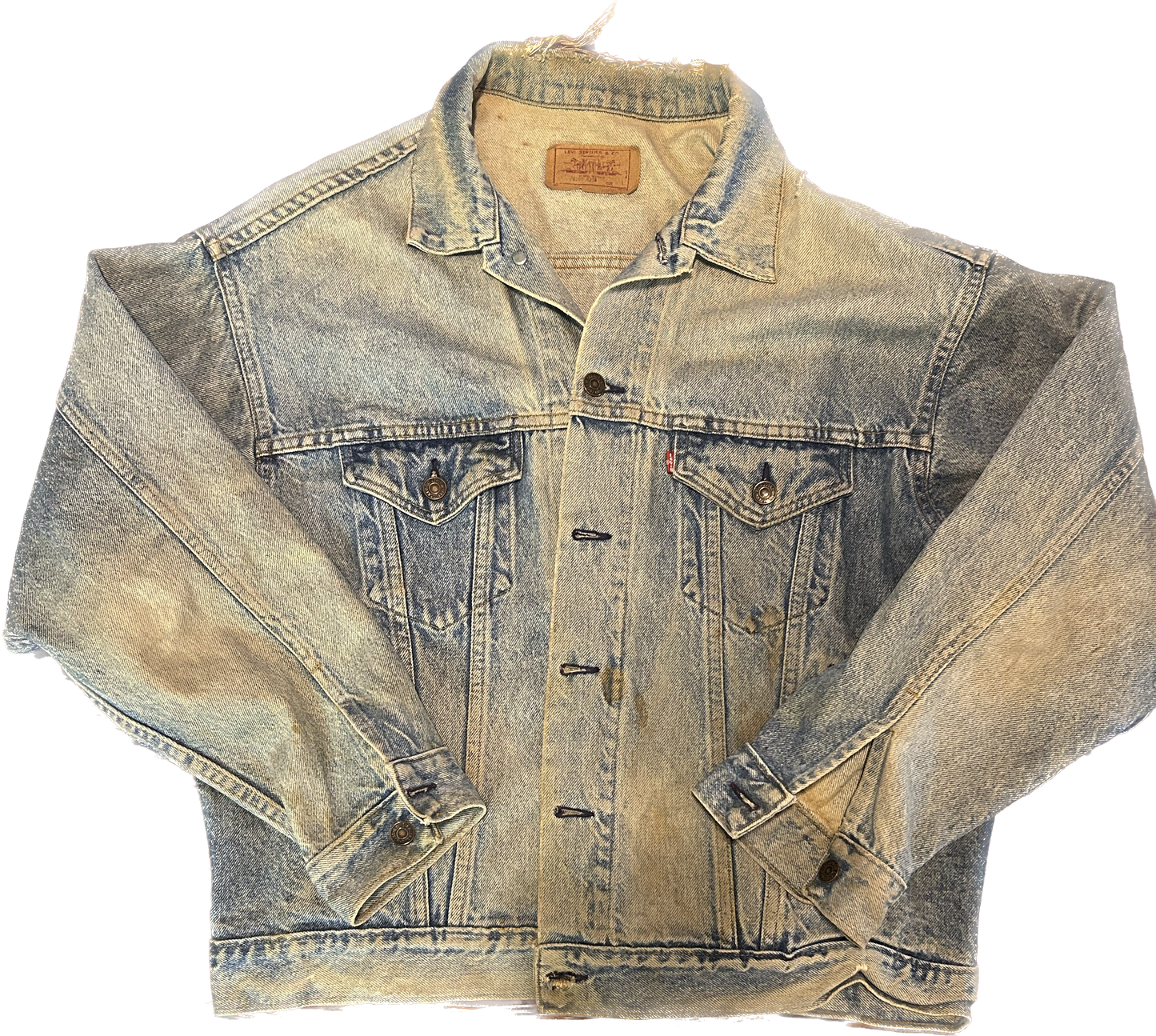 Distressed Vintage Jean Jacket