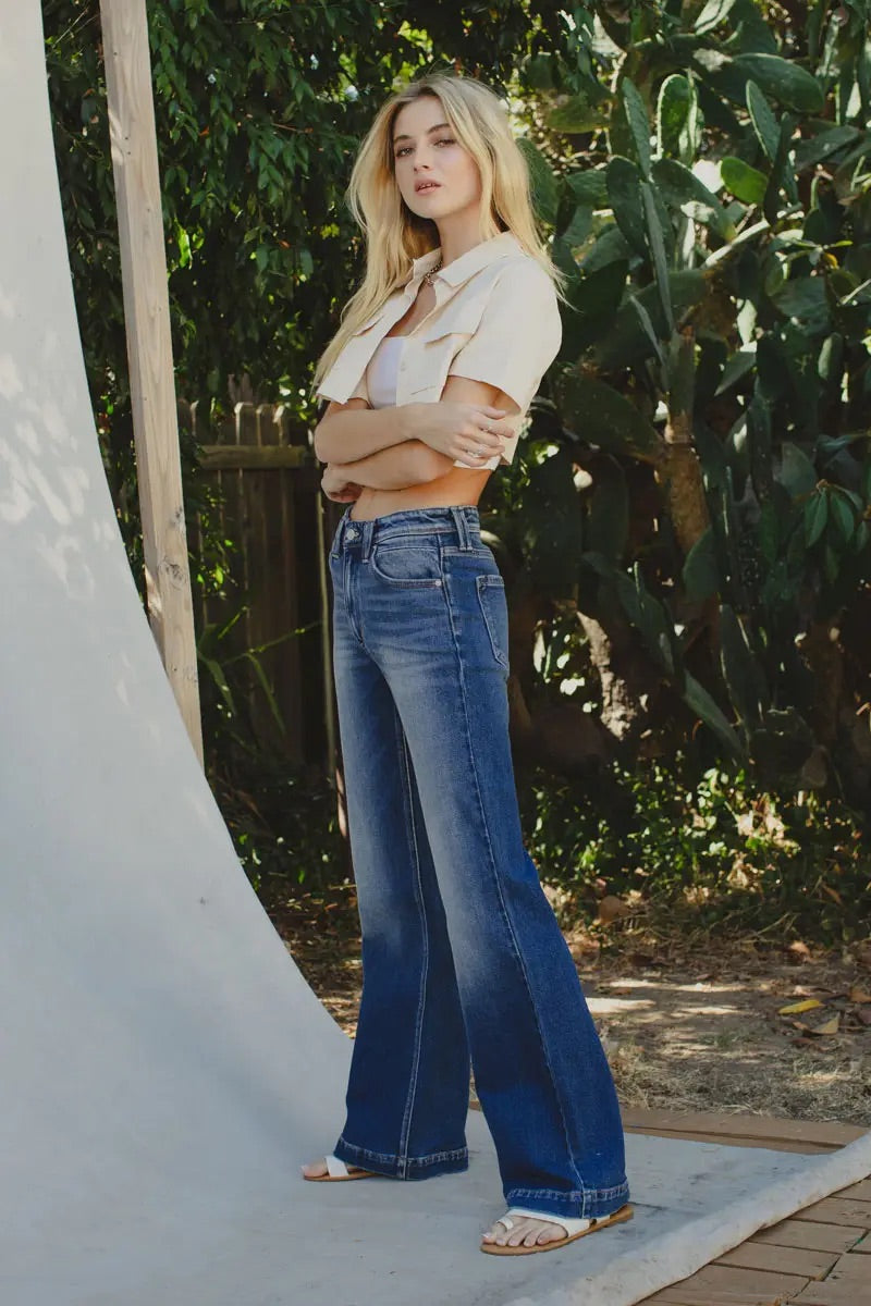 High Rise Holly Flare Jeans
