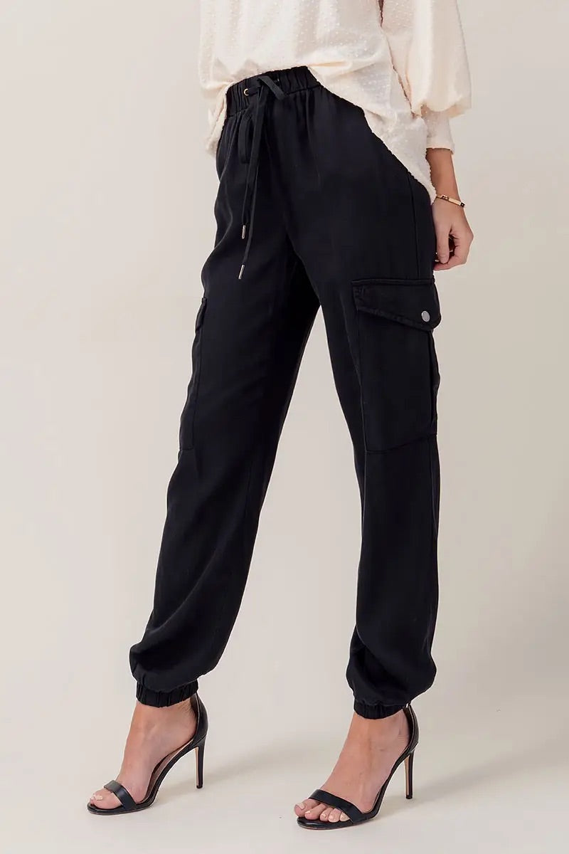 Drawstring Cargo Joggers